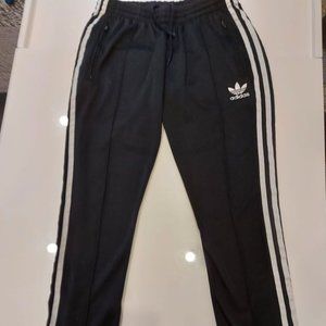 Adidas black track pants